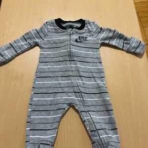 Newborn Nike Footie pajamas